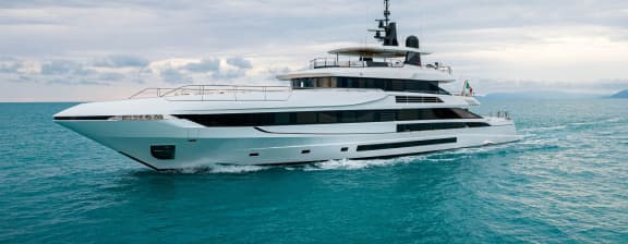 ALISA 164ft Mangusta luxury motor yacht - profile view