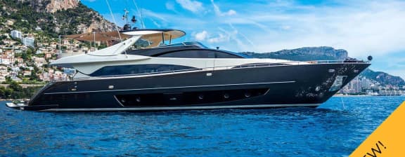 Coastal skyline - EVA SOFIA 28.2m 92 Duchessa - New Worldwide Central Agency For Sale!