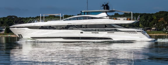 MYSTERE 109ft Mangusta luxury motor yacht - photo