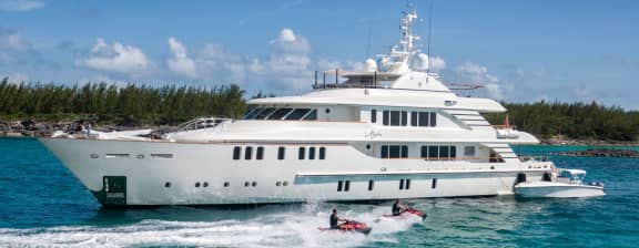 MYSTIC 151ft CMB Yachts luxury motor yacht - profile view