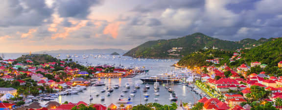 Coastal skyline - Nothing Tops St. Barths for the Holidays