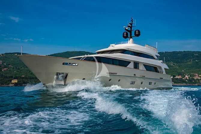112ft Sanlorenzo yacht ANYTHING GOES V — exterior