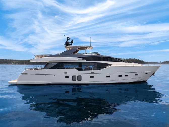 ESSENZA 86ft SANLORENZO YACHTS luxury yacht for sale - photo