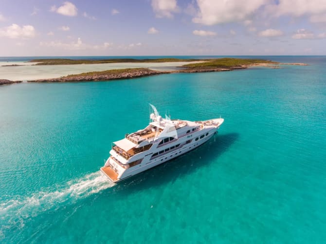 157ft Christensen yacht LADY JOY — exterior