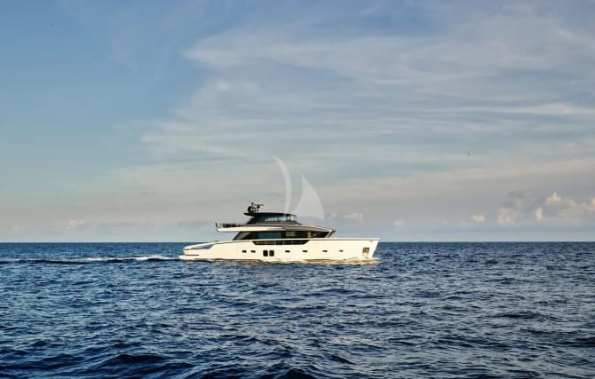 88ft Sanlorenzo yacht LUAR — exterior