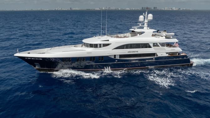 MISS CHRISTINE 157ft TRINITY luxury yacht for sale - photo
