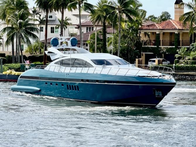 OLIVIA K 92ft MANGUSTA luxury yacht for sale - photo