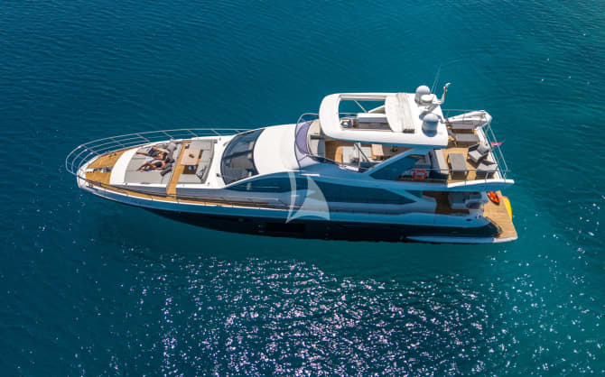 74ft Azimut yacht RELAX OF CROATIA — exterior