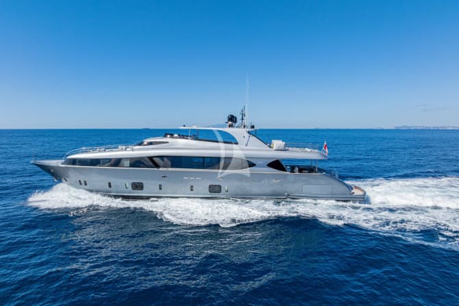 118ft Maiora yacht SANDS — exterior