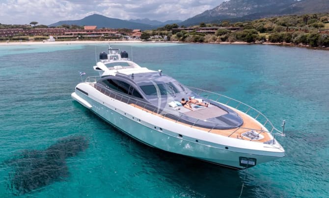 93ft Mangusta yacht SMILE — exterior