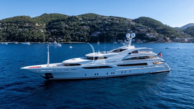 197ft Benetti yacht ST DAVID — exterior
