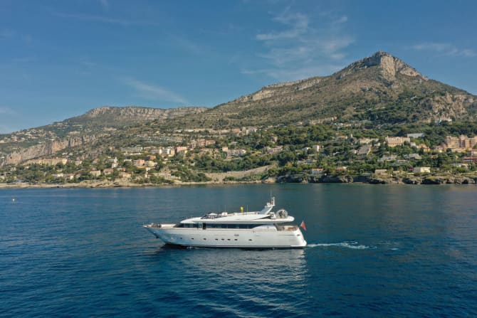 95ft Mondomarine yacht TALILA — exterior