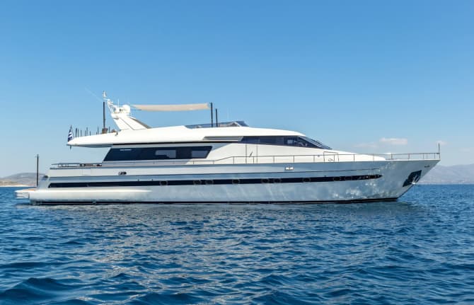 81ft Sanlorenzo yacht THE BIRD u2014 exterior