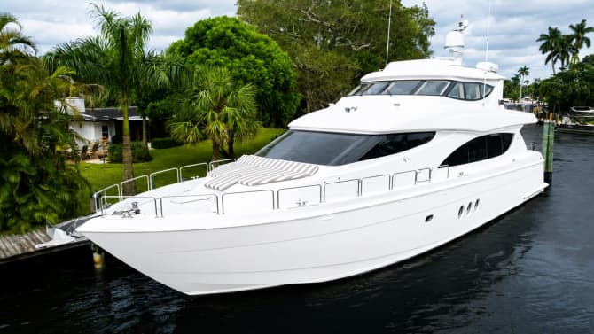TOP SHELF 80ft HATTERAS luxury yacht for sale - photo