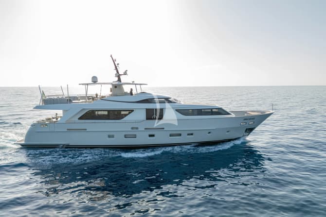 91ft Sanlorenzo yacht UNICKA — exterior