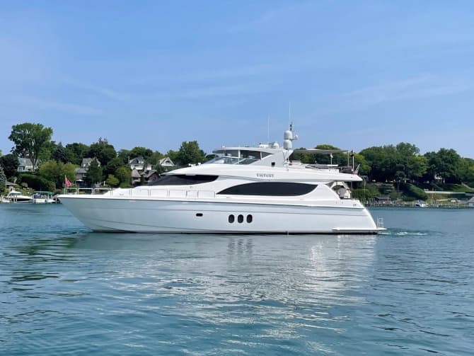 VICTORY 80ft HATTERAS luxury yacht for sale - photo