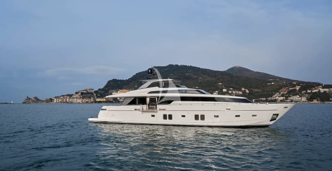 106ft Sanlorenzo yacht VITTORIA — exterior