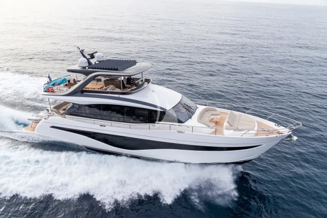 73ft Princess yacht WILJIM V — exterior