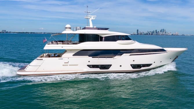 2015 CUSTOM LINE NAVETTA 28 92ft CUSTOM LINE luxury yacht for sale - photo