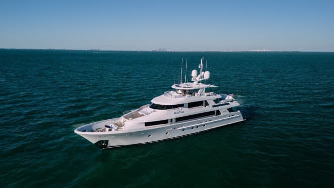 BLUE TIME 130ft WESTPORT luxury yacht for sale - photo