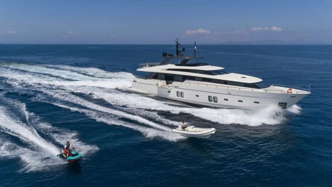 DINAIA 106ft SANLORENZO YACHTS luxury yacht for sale - photo