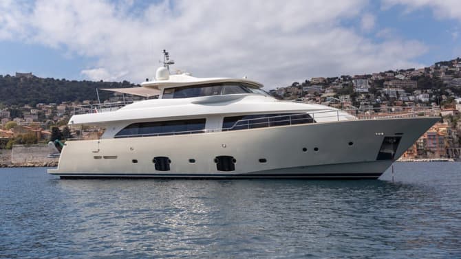 LA PAUSA 86ft FERRETTI CUSTOM LINE luxury yacht for sale - photo