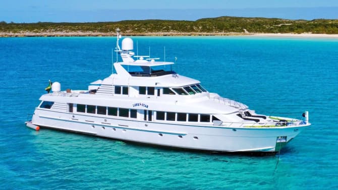 LONE STAR 130ft HATTERAS luxury yacht for sale - photo