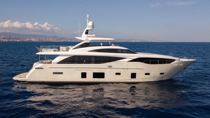 NADIRA 98ft PRINCESS YACHTS luxury yacht for sale - photo