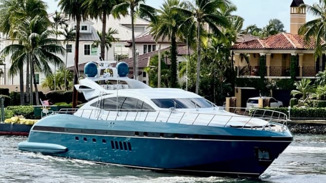 OLIVIA K 92ft MANGUSTA luxury yacht for sale - photo