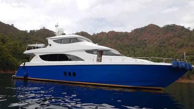 TOP SHELF 80ft HATTERAS luxury yacht for sale - photo