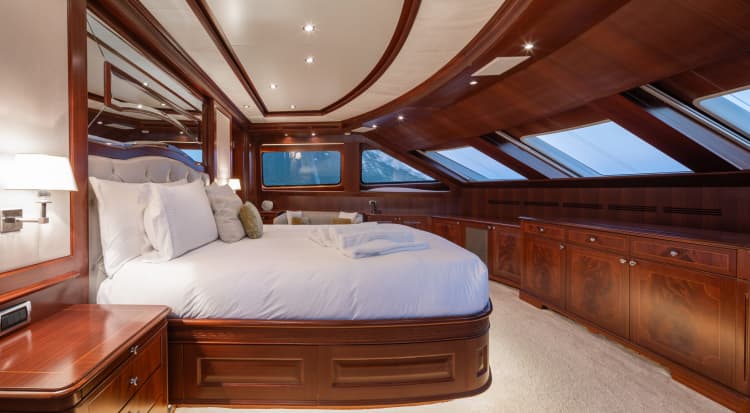 Stunning suites are just part of the VIRTUE charter package