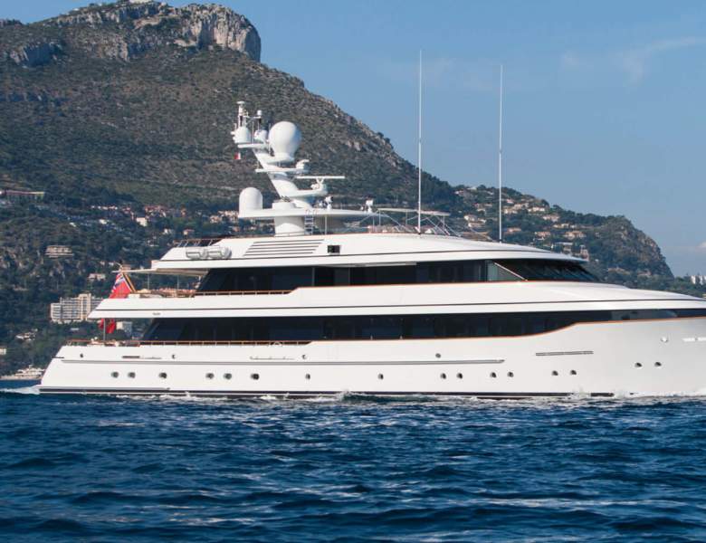 MADSUMMER 182ft Feadship luxury motor yacht - profile view