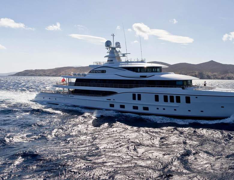 PLVS VLTRA 243ft Amels luxury superyacht - profile view