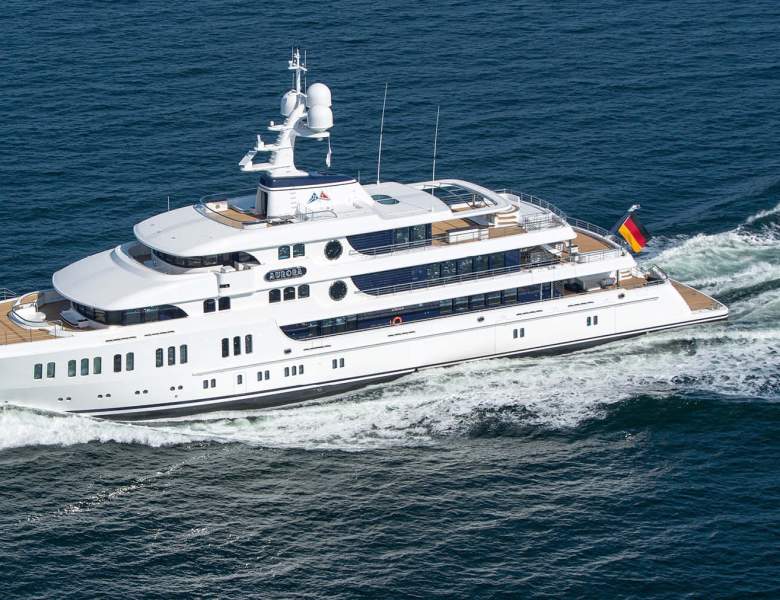 74m Lurssen AURORA Delivered!