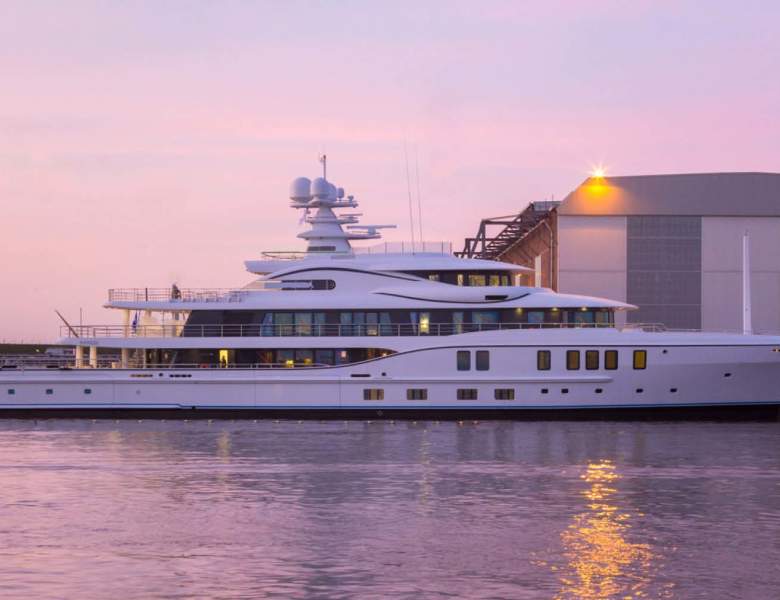 Harbor marina - Rare Glimpse Of Amels 242 Project FREEFALL