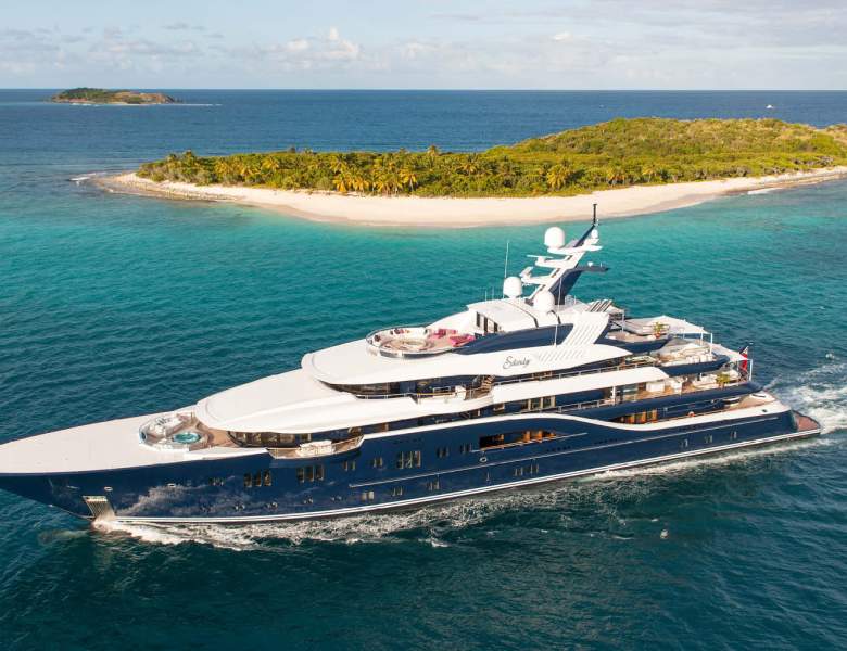 Charter Bookings Update: SOLANDGE - 279Ft (85m) Lurssen