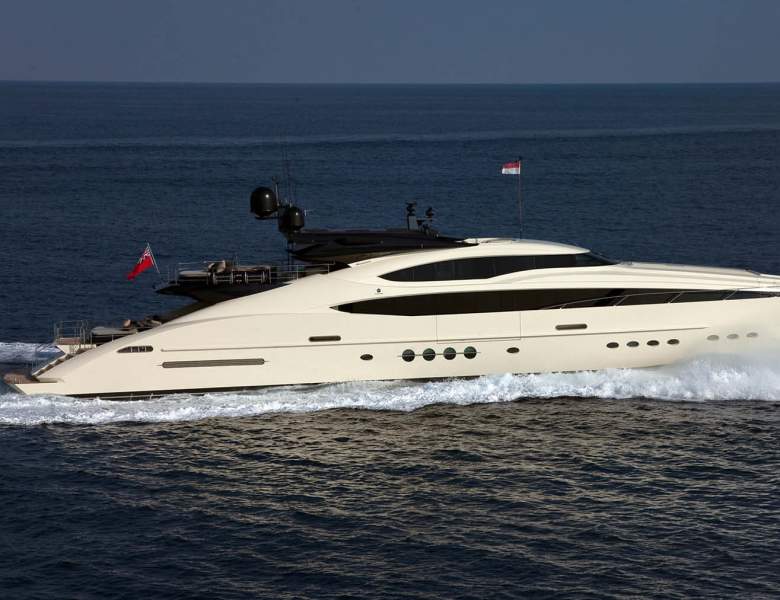 VANTAGE - 150 Ft. (45.7m) Palmer Johnson - At Anchor In Monaco