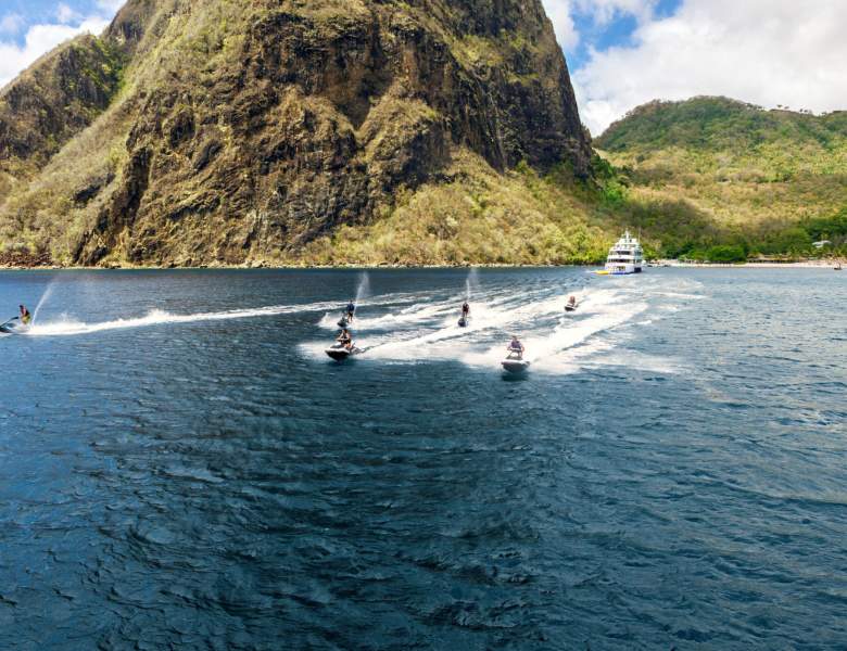Island aerial view - The Caribbean: Gateway to Yachting Adventure