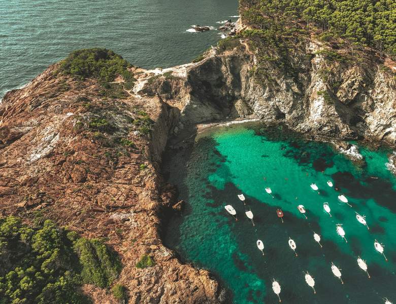 Coastline aerial view - The Spanish Riviera: Your Ultimate Yachting Destination