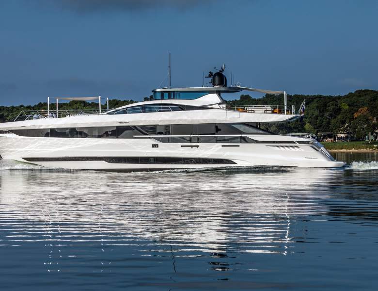 MYSTERE 109ft Mangusta luxury motor yacht - photo