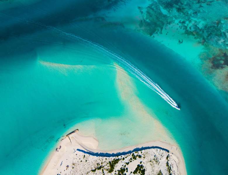 Island aerial view - Turks and Caicos: The Ultimate Yachting Winter Hot Spot